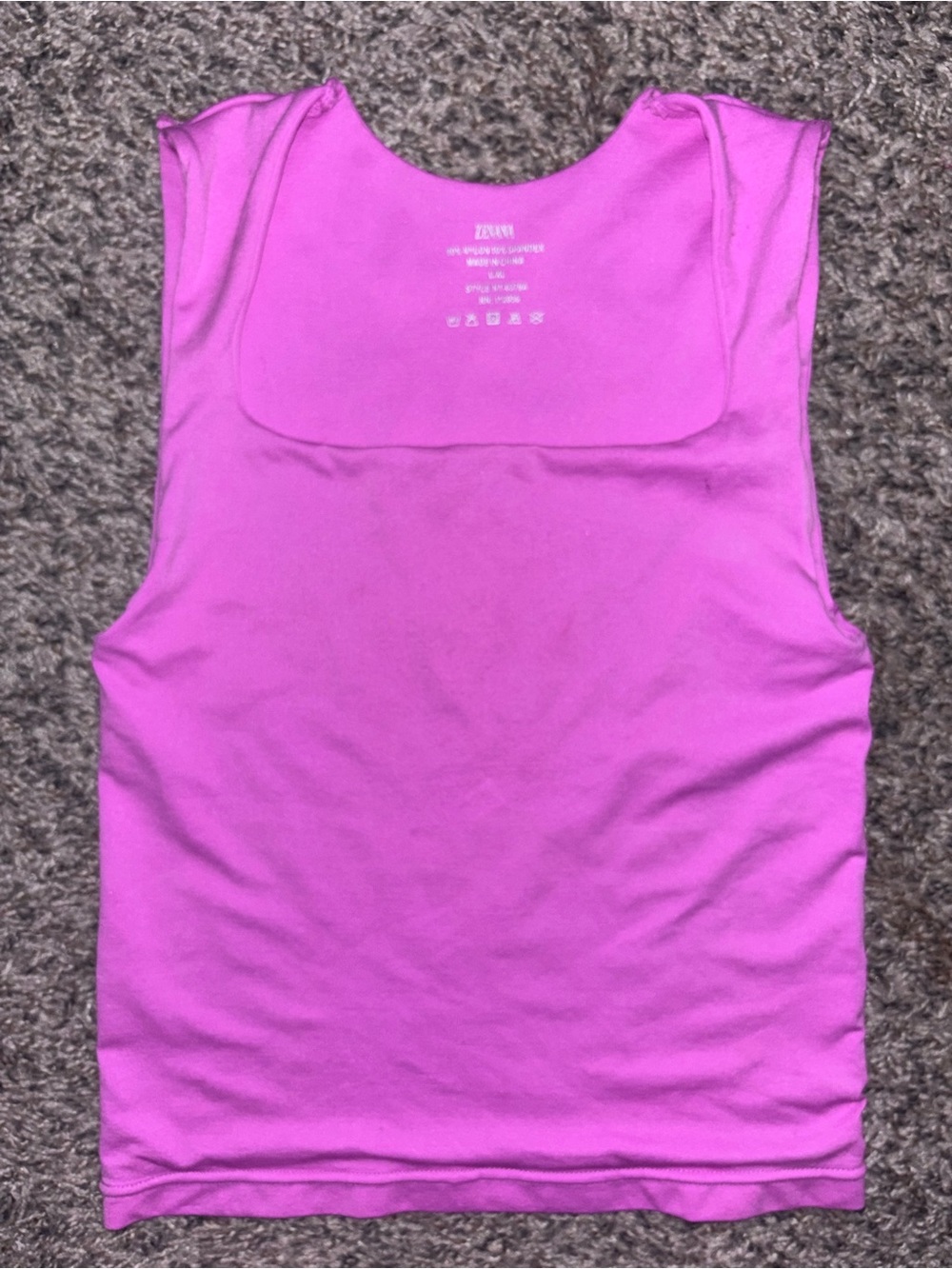 Zenana Outfitters Bright Pink Sleeveless Tank Top